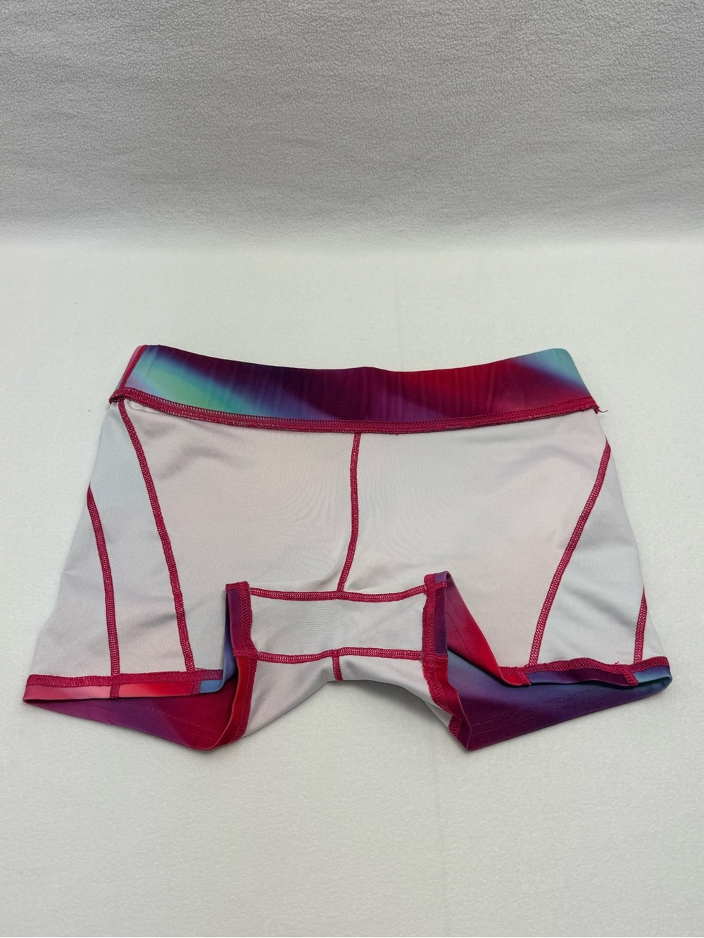 Reebok Red Purple Gradient Athletic Booty Shorts M - Picture 4 of 6